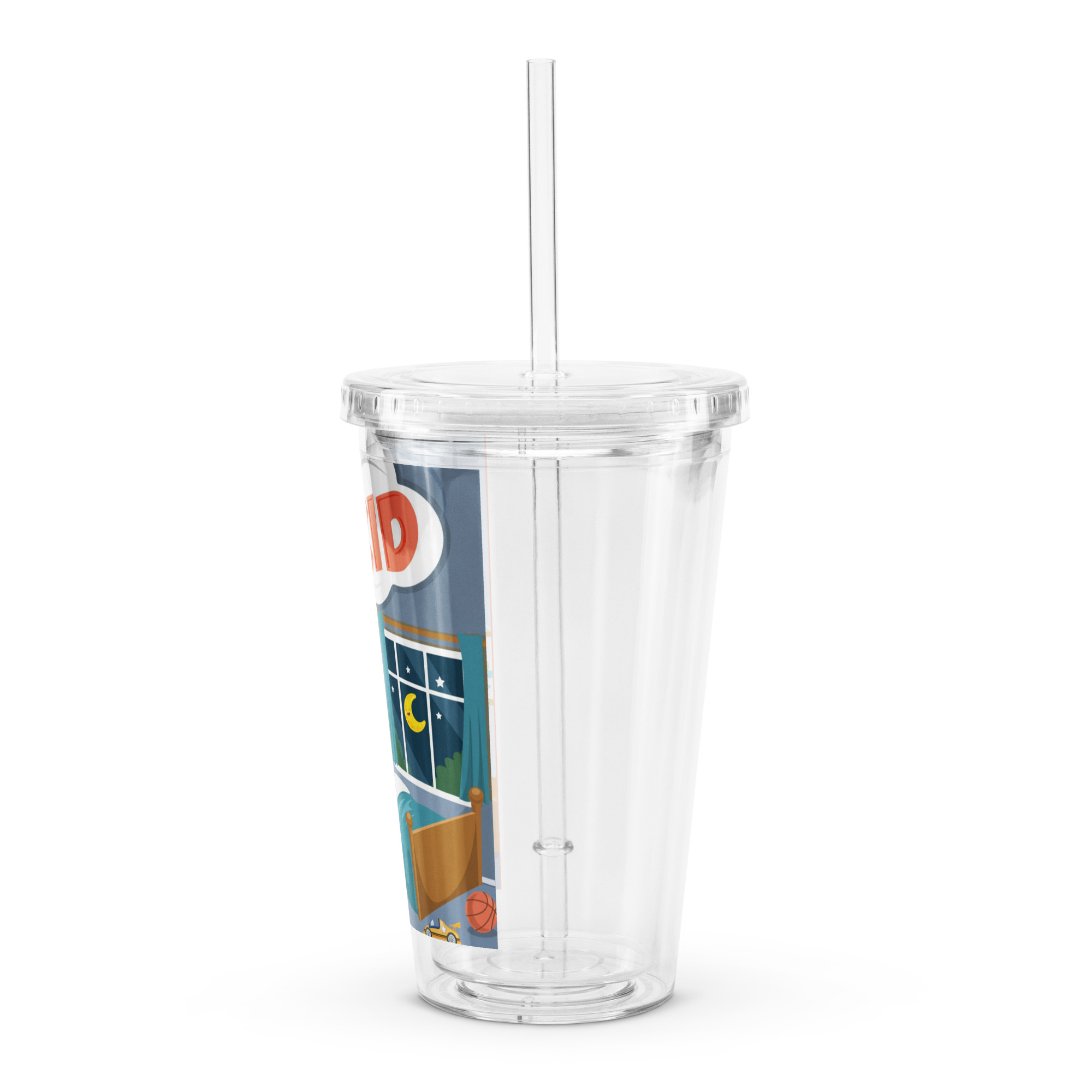 Clear plastic tumbler - Image 4