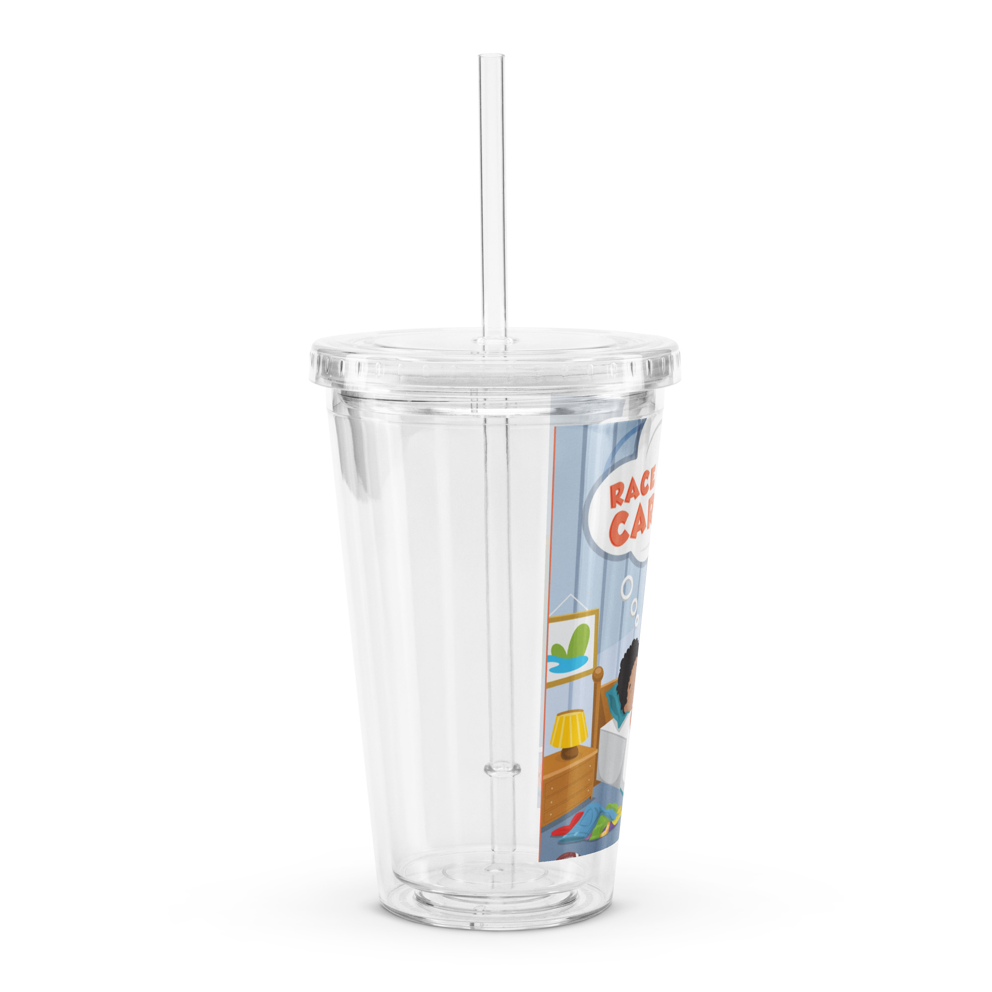 Clear plastic tumbler - Image 3