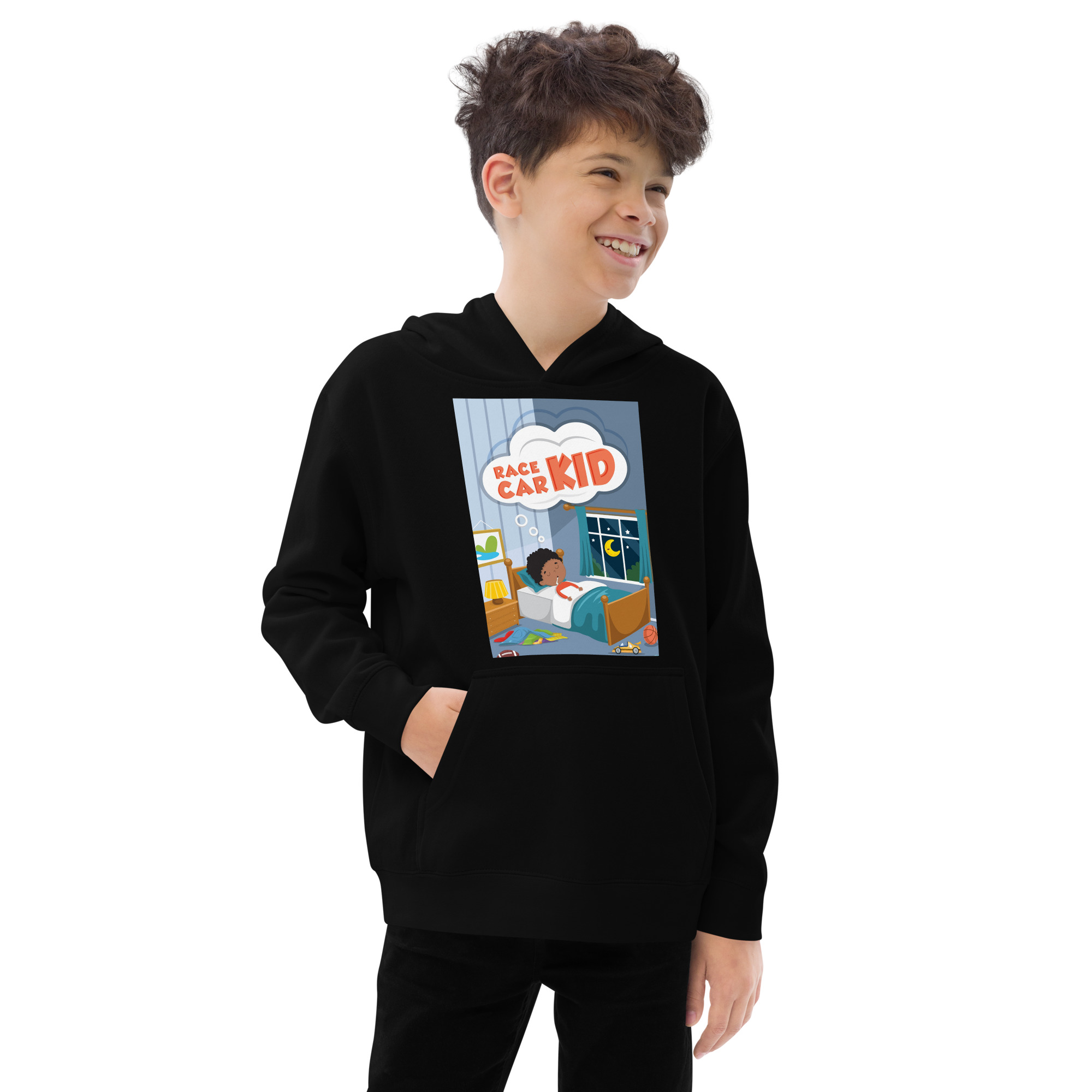 Kids fleece hoodie - Image 3