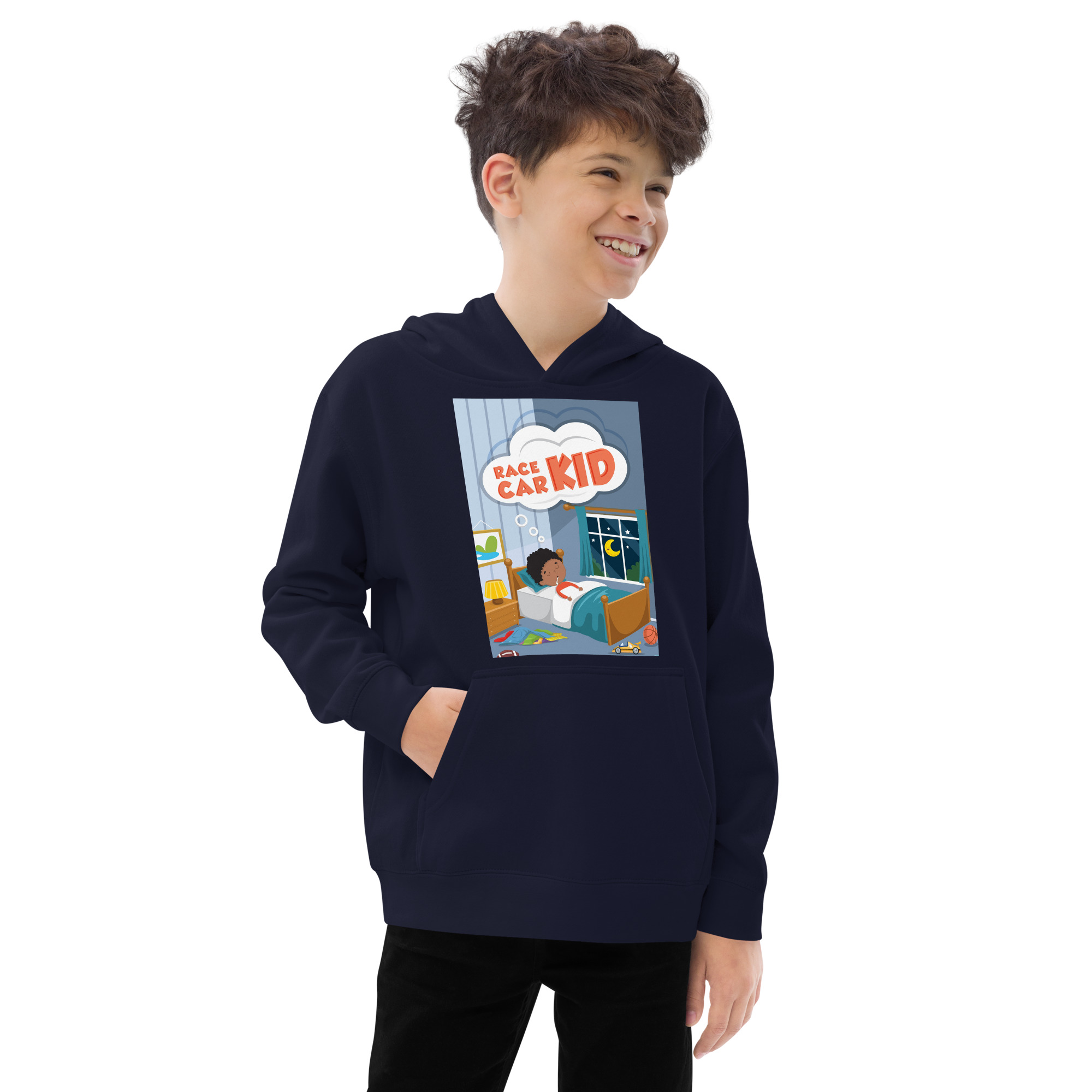 Kids fleece hoodie - Image 8